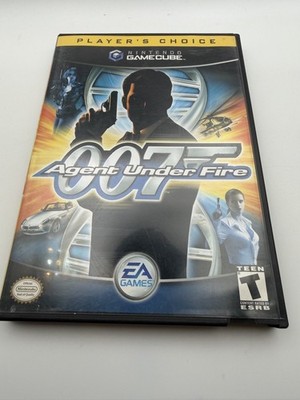 James Bond 007 Agent Under Fire Nintendo GameCube Game CIB EA Games Black 2002