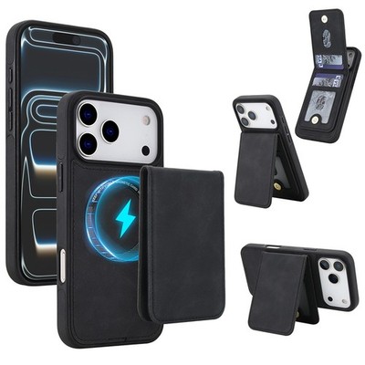 Magnetic Handyhülle für iPhone 17 16 15 Pro Plus Max 14 Schutz Case Wallet Etuis