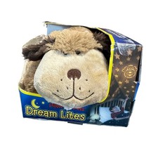 2012 Pillow Pets Dream Lites Snuggly Puppy Dog Star Night Light Projector NIB