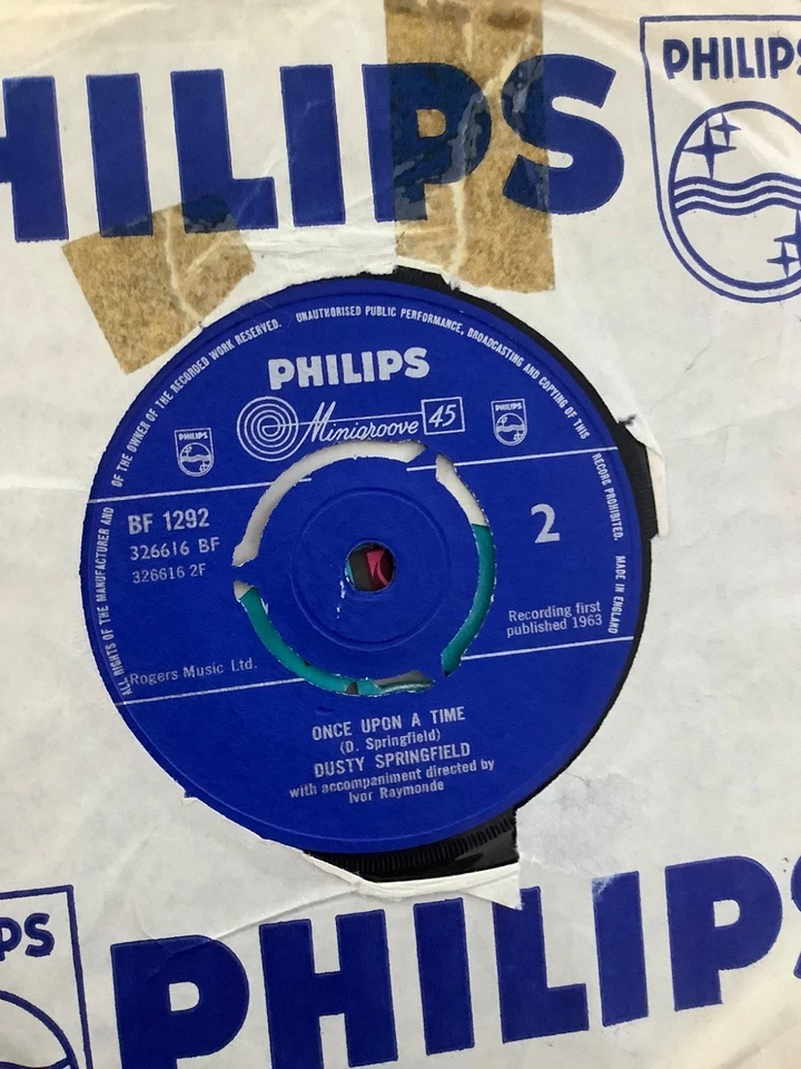 Dusty Springfield. I only wanna be with you. . . 7” single. 1963. Philips - Image 2 of 2