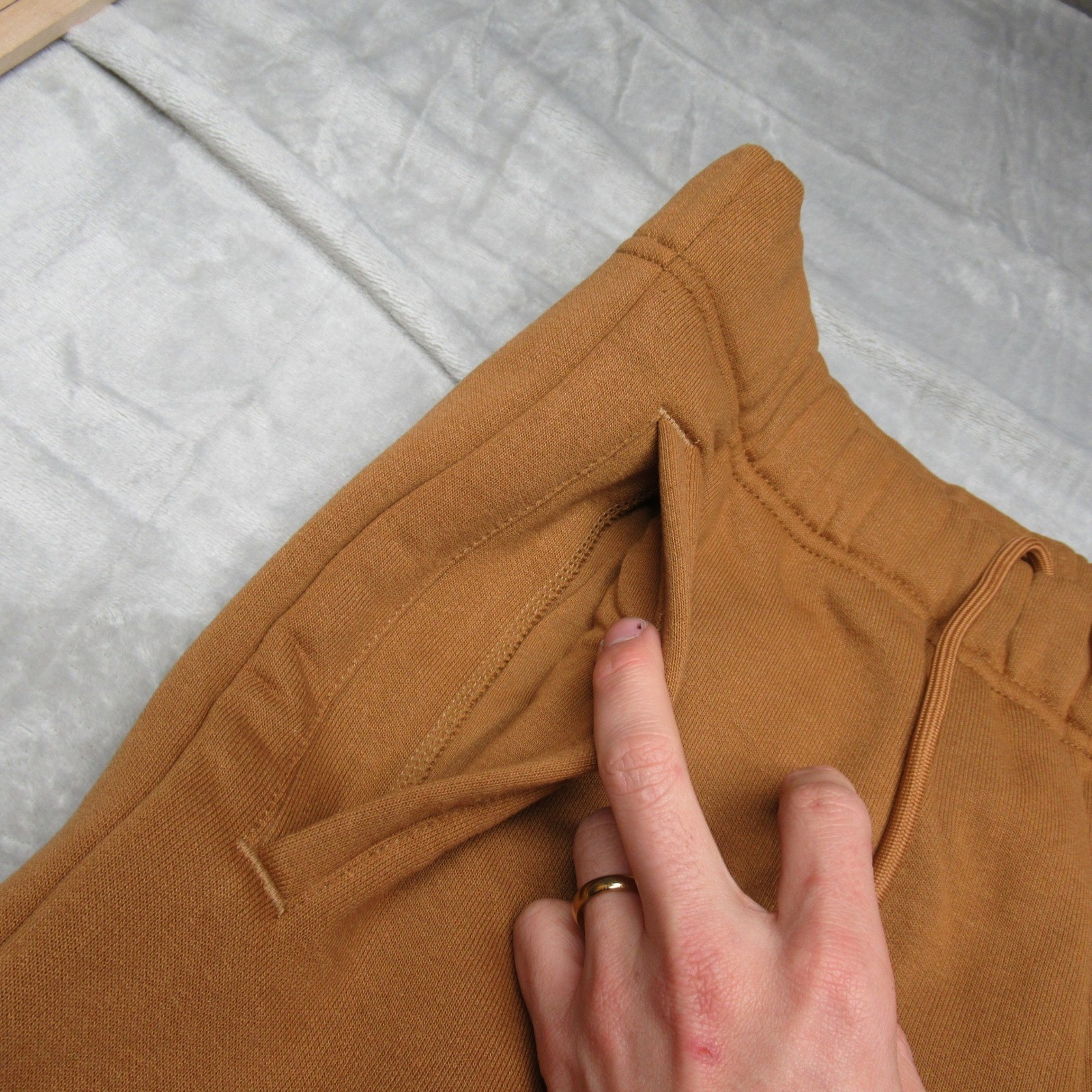 Carhartt Shorts Mens Medium Brown Relaxed Fit Midweight Fleece 105840 $45 NEW thumbnail 7