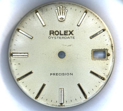 Rolex Oyster Date Dial - Silver - Precision - Only ''Swiss''