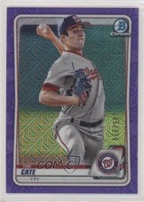 2020 Bowman Chrome Prospects Mega Box Purple Mojo Refractor 195/250 Tim Cate uk2