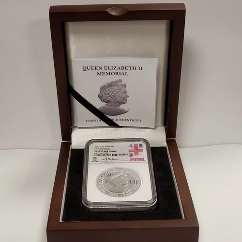2022 3 Euro Malta 2 oz .999 Silver - NGC PF 70 Ultra Cameo - COA Boxed - Q1210