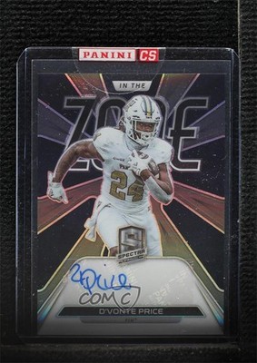 2022 Panini Chronicles Draft Picks 3/99 D'Vonte Price #Z-DVP Rookie Auto RC 0q0m