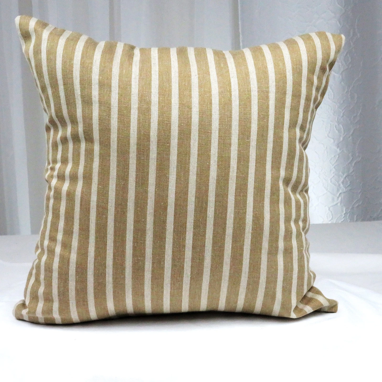 16"x16" Throw Pillow Covers Striped Light Brown Square Decorative Cushion Cover
Opens in a new windo