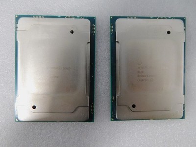 Lot of 2x Intel Xeon Gold 5120 2.2GHz 14 Core 19MB LGA 3647 CPU Server Processor