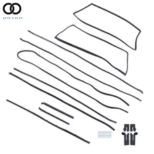 10Pc Weatherstrip Seal Kit Windshield Roof Doors For Ford MUSTANG Deluxe 1965-66