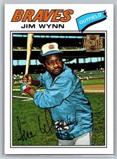 1977 Topps Jim Wynn Atlanta Braves #165