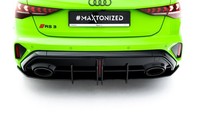 Heckansatz Diffusor Passend FüR Audi RS3 Sportback 8Y Fl Schwarz Matt