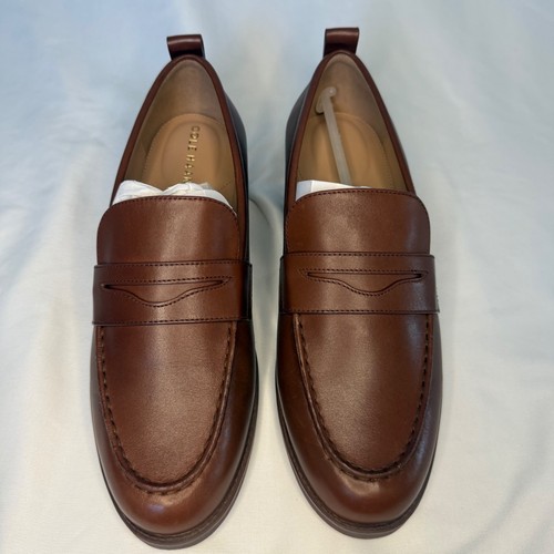 New in Box Cole Haan Brown Leather Penny Loafers Size 8.5C