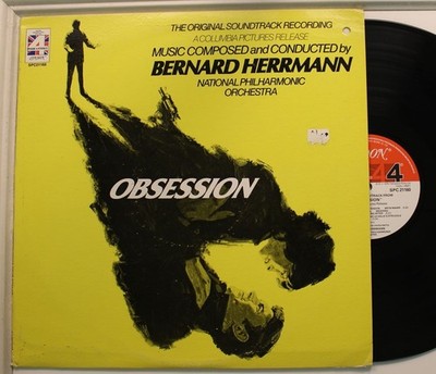 Bernard Herrman LP Obsession Soundtrack Auf London - VG++ Bis NM/ VG+ Bis VG++