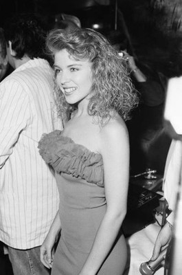 Australian actress pop singer Kylie Minogue attends a press confer- Old Photo 8