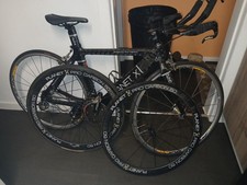 Planet X Stealth Pro Carbon TT - Road/Triathlon Bike, 50cm small - & extras