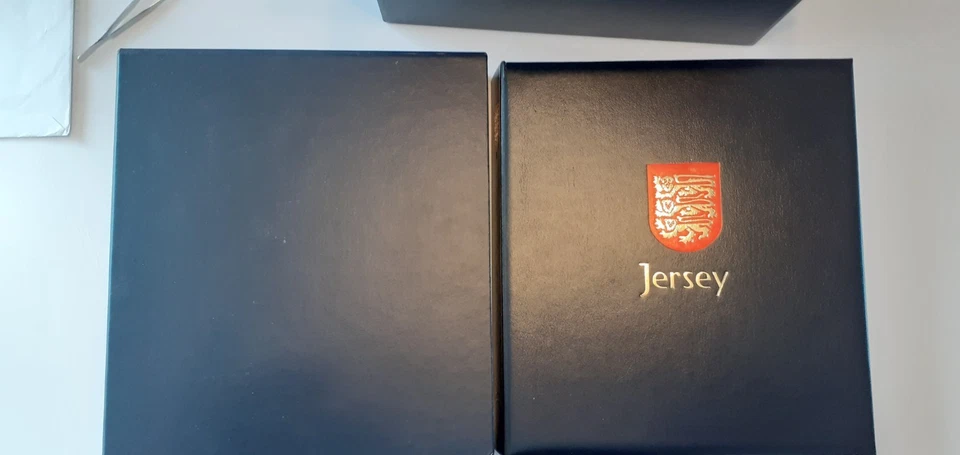 GB JERSEY 1969-2023 COMPLETE MNH used stamp collection 5 Davo albums Face £1950+ - Image 2 of 4