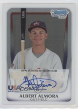 2011 Bowman Chrome USA 18U National Team Refractors /417 Albert Almora Auto 5j0