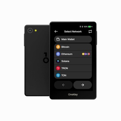 OneKey Pro Cold Wallet Air-Gapped Touchscreen