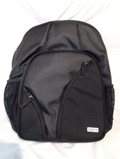 Codi Tri-Pak Black School Bag Laptop Case Backpack  16"
