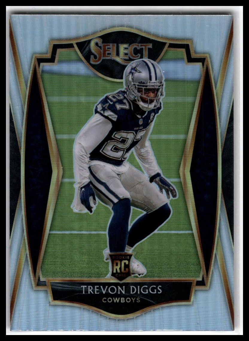 2020 Panini Select #196 Trevon Diggs Silver Prizm