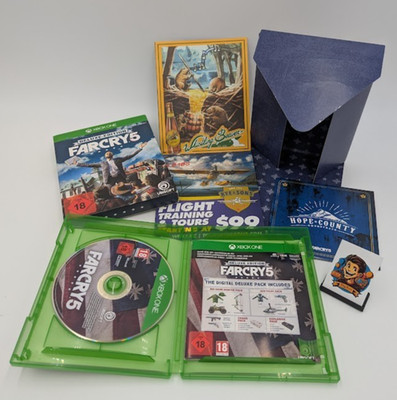 Far Cry 5 Deluxe-Edition Microsoft Xbox One mit Soundtrack, Karte, DLC deutsch