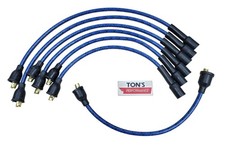 Chevy 216 235 7mm Cloth Covered Spark Plug Wire Set Vintage Wires Inline 6 Bl Bk Chevy 216 235 7mm Cloth Covered Spark Plug Wire Set Vintage Wires Inline 6 Bl Bk