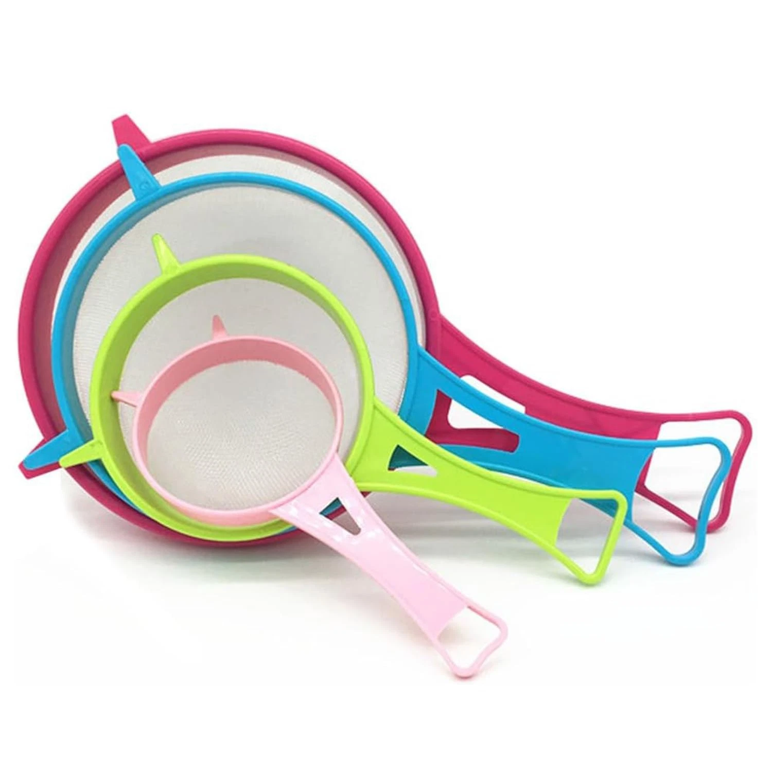 4Pcs Plastic Mesh Strainer Colander Set, Kitchen Plastic Flour Colander Set, ...
Opens in a new wind