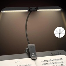 64 Led Rechargeable Music Stand Light - Folding Clip On Piano Lamp, Portable ...
