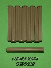 Lego Technic Technik 10 Kreuzstangen mit Stopper 5lang #15462 dark tan NEUWARE