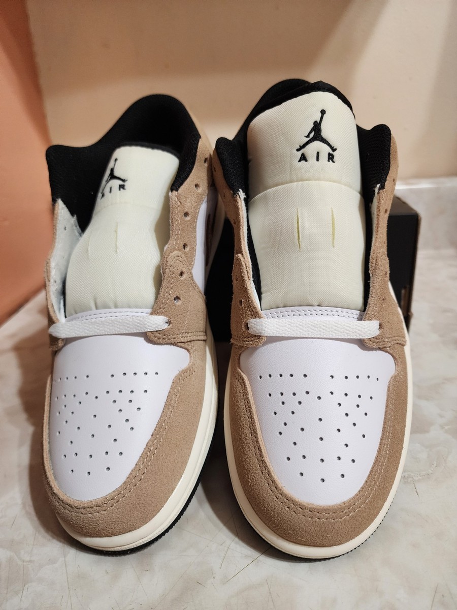 Men's Size 7.5 Nike Air Jordan 1 SE Low British Tan Brown Elephant