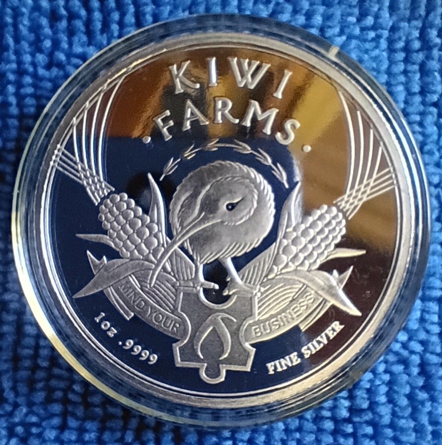 Kiwi Farms Chris Chan .9999 Fine Silver Coin 2021 1oz | eBay