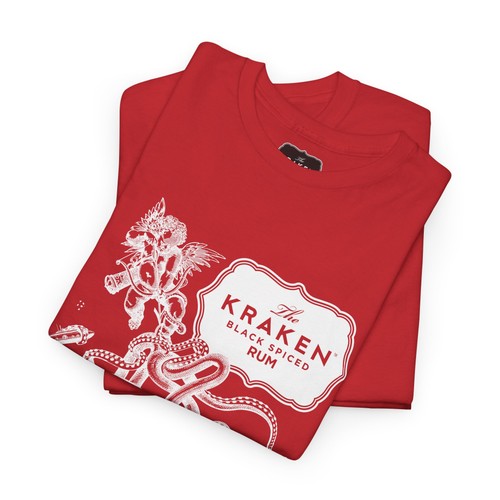 Kraken Spiced Rum Unisex Heavy Cotton Tee - Picture 84 of 88