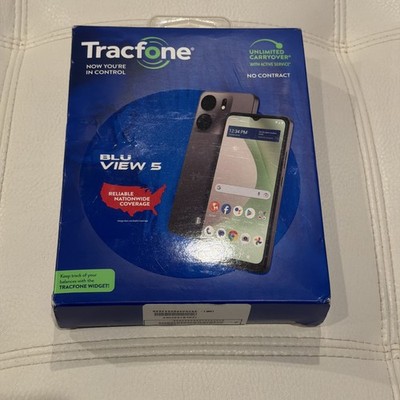 BLU View 5 B160V 64GB TracFone Locked 6.5'' Smartphone Android Dual Camera 13MP