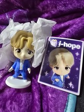 McDonald s Happy Meal Toy Tiny Tan BTS Throwback Edition J- Hope W/ Box And Card
