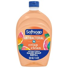 Softsoap Antibacterial Refill 50 Oz Crisp Clean Scent 0.12 per fl oz