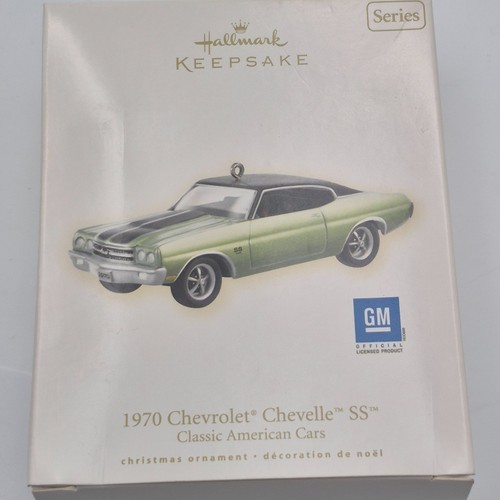 Hallmark 1970 Chevrolet Chevelle SS Classic American Cars Christmas Ornament - Picture 4 of 5