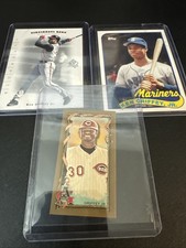 Ken Griffey Jr 3 Card Lot Topps/ Allen Ginter/ SP Authentic ! Reds And Mariners