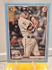 2020 Bowman Mauricio Dubon #76 (RC) Sky Blue /499 SF Giants Rookie Card. rookie card picture