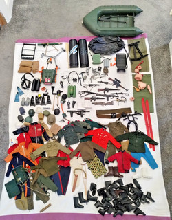 Vintage Action Man Palitoy Ersatzteile Zubehör Restposten Konvolut: Mix Artikel (NNN)