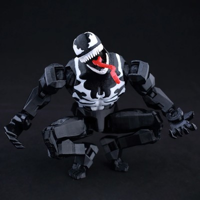 9L3D T13 Venom Spider-Man 1/12 LUCKY13 Multi-Jointed Action Figure Mannequin NEW