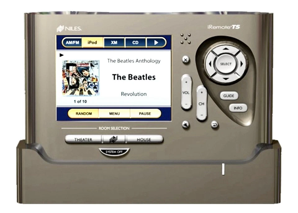 Niles IntelliControlICS iRemoteTS 2-way Wireless RF/IR System Control Remote - Image 2 of 4