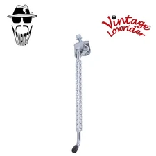 BEACH CRUISER BICYCLE BIKE DOUBLE SQUARE TWSITED CENTER KICKSTAND 10 1/2" CHROME