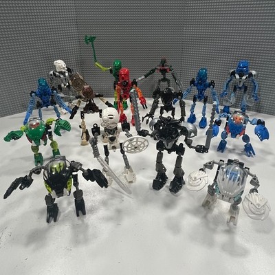 LEGO Bionicle (14 Set Large Lot) Including 8534 (Tahu) 8536 