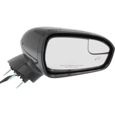Power Mirror For 2013-2014 Ford Fusion S Right Side Manual Fold Heated Paintable