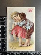 Antique Victorian Trade Card Advertising James Pyle's Pearline New York 
