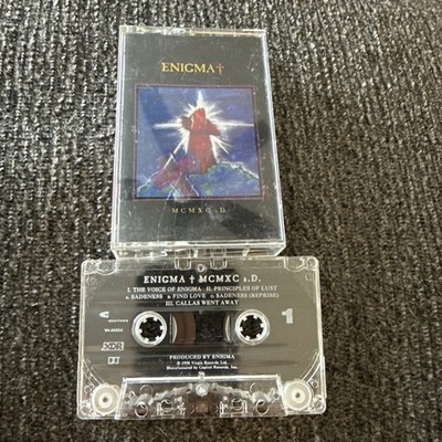 Enigma MCMXC a.D. 1990 Cassette Charisma V4-86224 New Age Dance Electronic Music