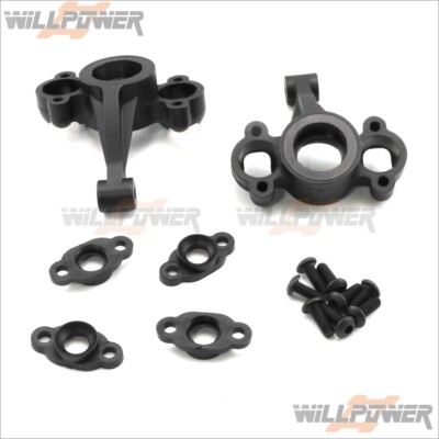 Front Steering Knuckles #11214 (RC-WillPower) HOBAO Hyper 10SC/MINI ST/TT10