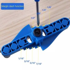 2-in-1 Straight Hole Punch Locator Drill Self-Centering Scribe Round Dowel Punch