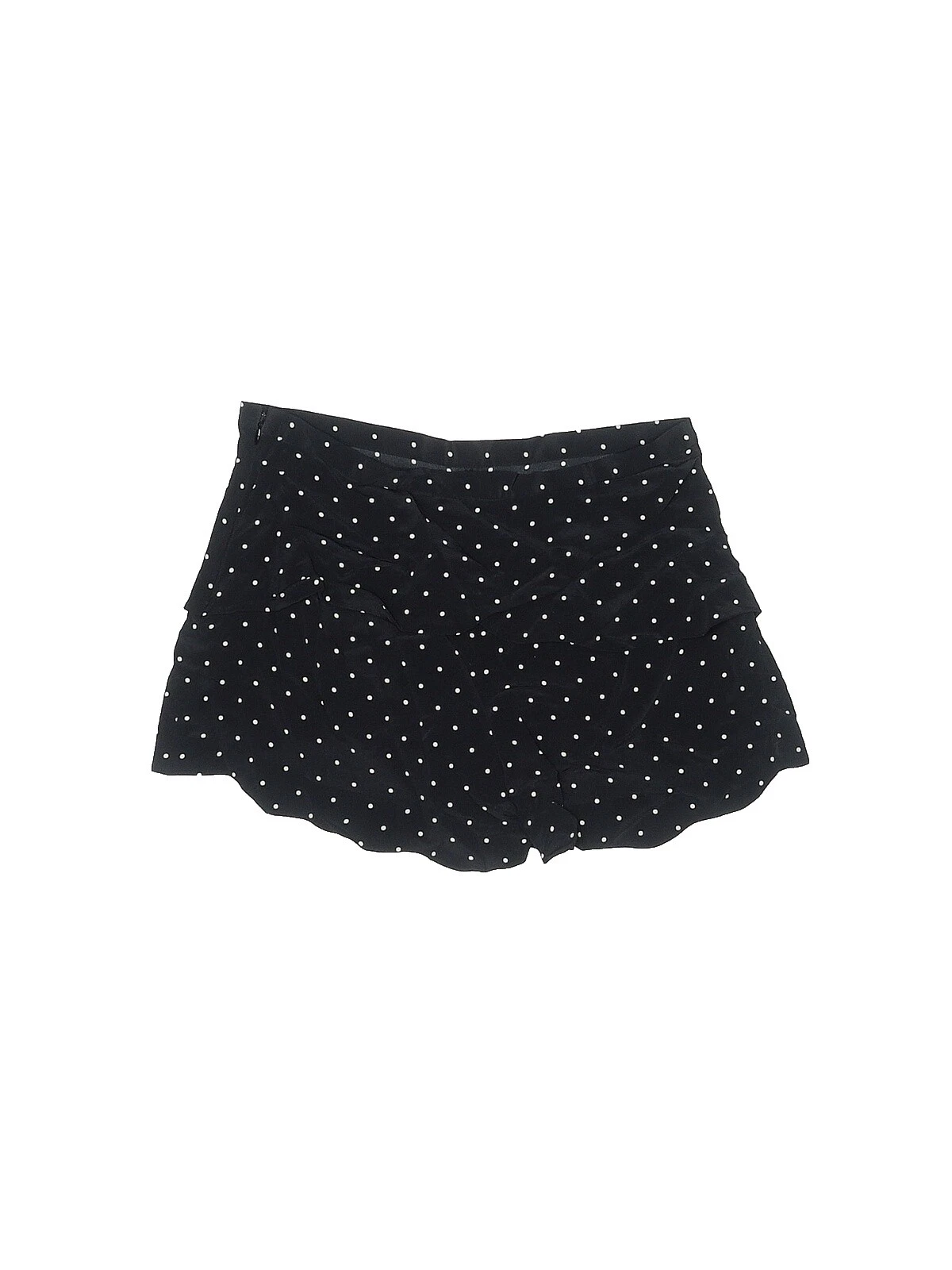 Silk Polka Dot Regular Size Shorts for Women