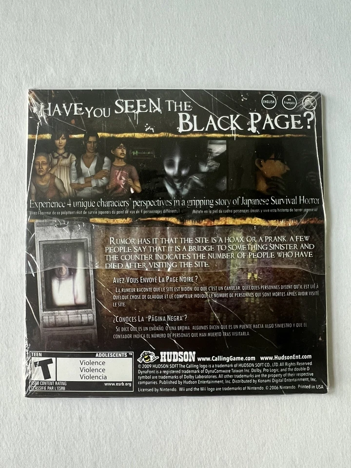 The Calling Nintendo Wii Demo Disc Not For Resale Nfr Brand New Sealed Rare - Image 2 of 4