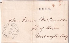 1846 PATTONSBURG Va -1pg ltr d/l Buchanan - John R. Richardson to James McDowell